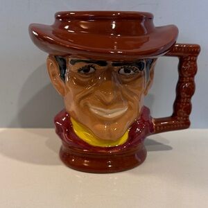 Vintage Cowboy Ceramic Mug